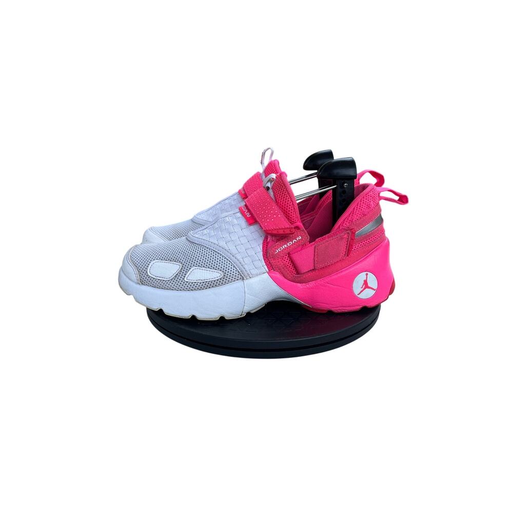 Womens Nike Air Jordan Trunner LX GP 'White Hyper Pink" Size 7.5 Pink White